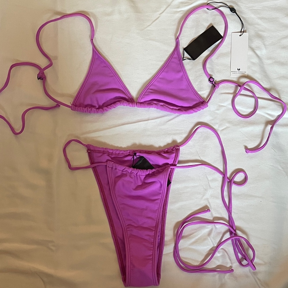 Minimale Animale Fuschia Bikini